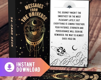 Messages From The Universe Oracle Cards: begeleidingsdeck (directe download)