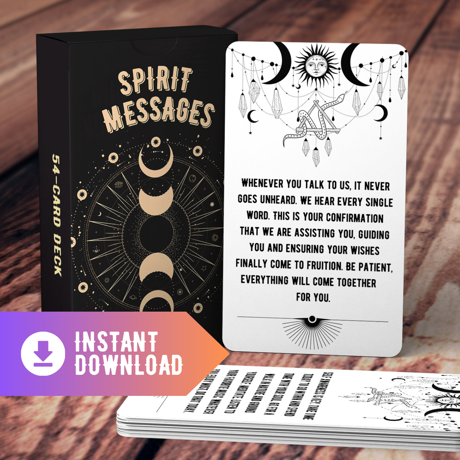 Spirit Messages Oracle Cards: Guidance Deck (printable Digital Download) -  Etsy