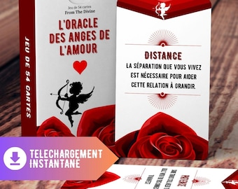 Les Anges de L'amour Oracle - Deck Imprimable pour les Relations (Téléchargement Instantané)