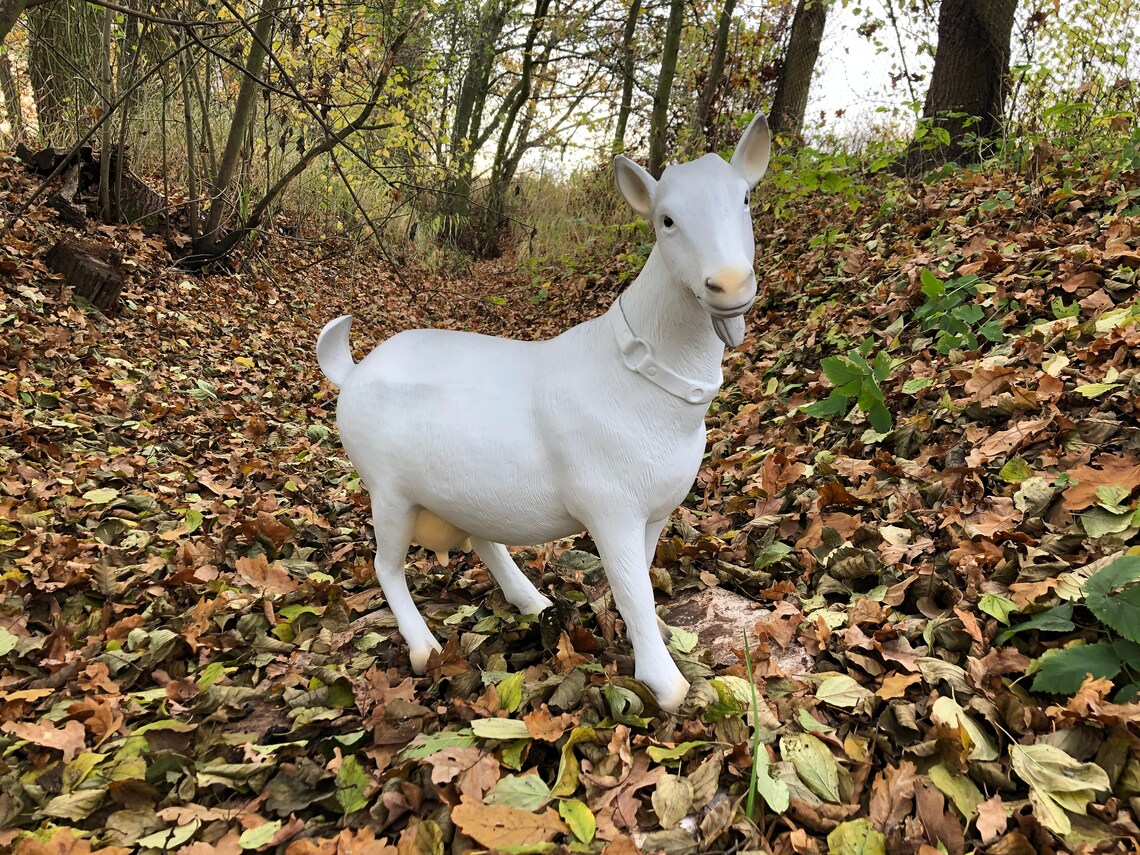 Goat figure garden decor lifelike goat statue high quality Etsy