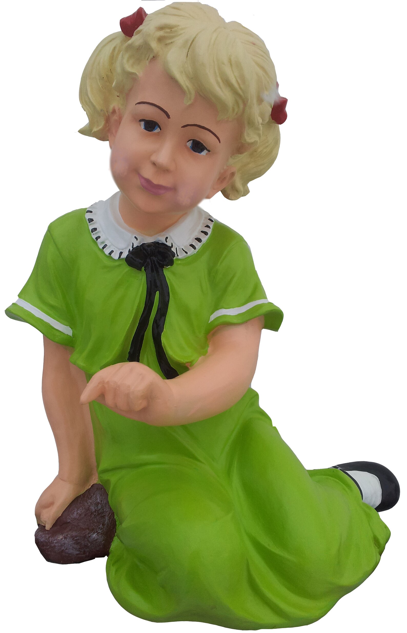 Baby Girl Figurine Little Girl Statue Resin Sculpture High Etsy
