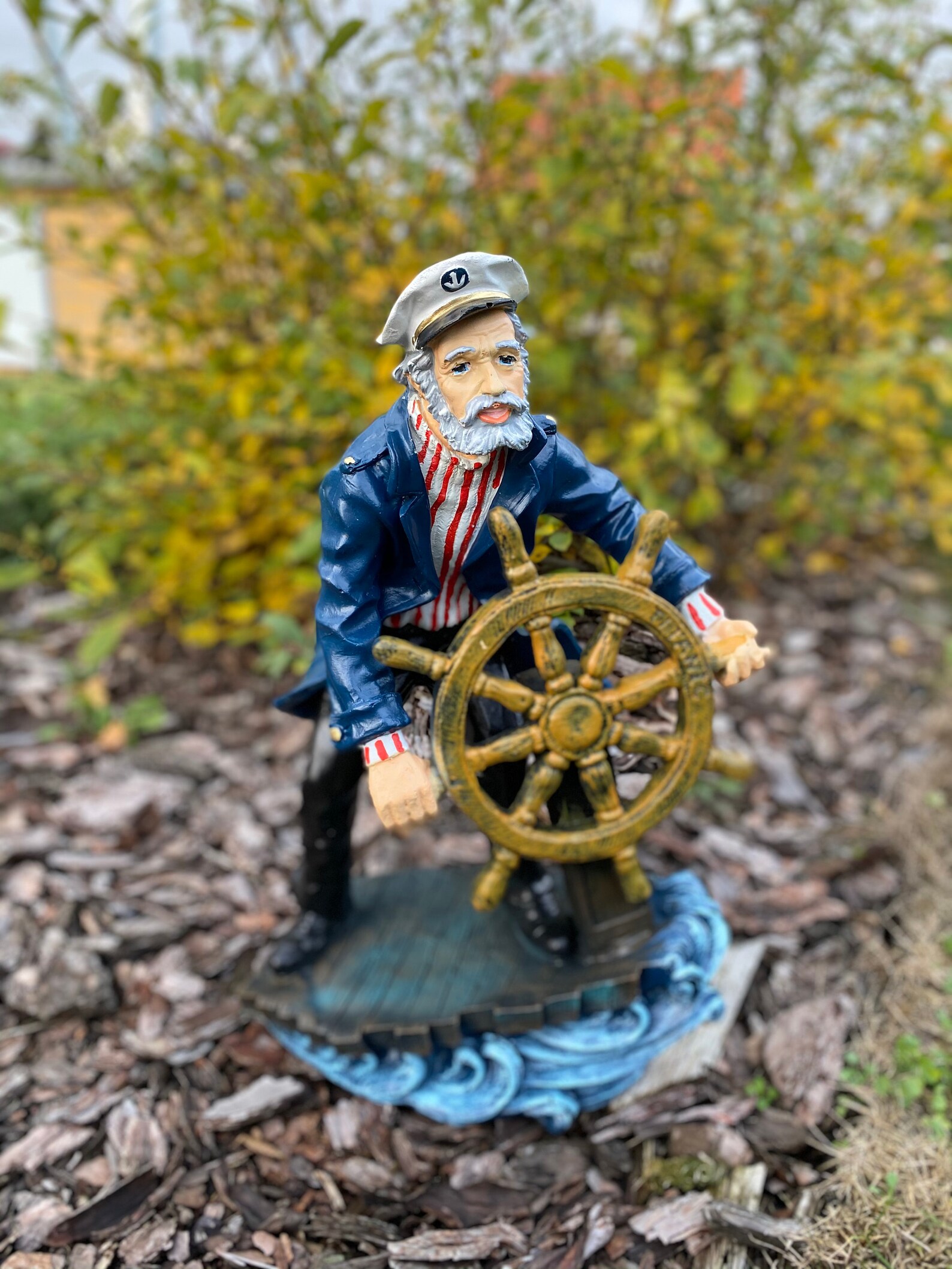 Sea Captain Statue Vintage Fisherman High Quality Resin Etsy
