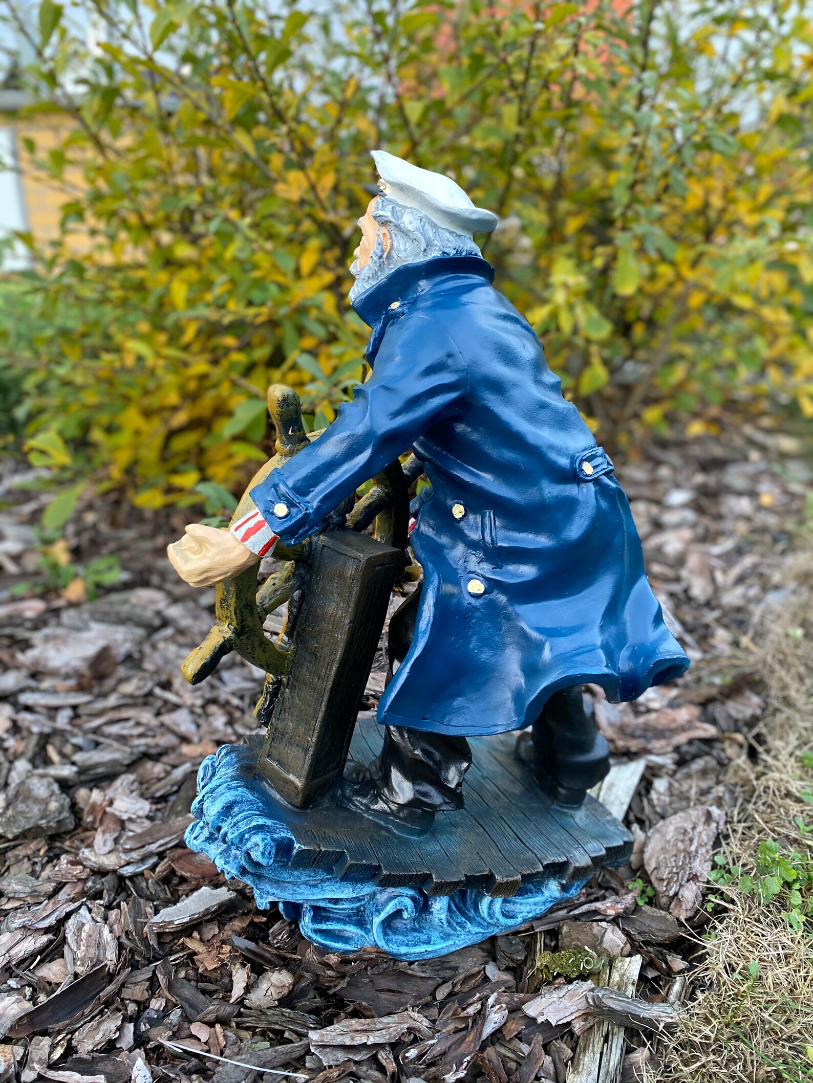 Sea Captain Statue Vintage Fisherman High Quality Resin Etsy
