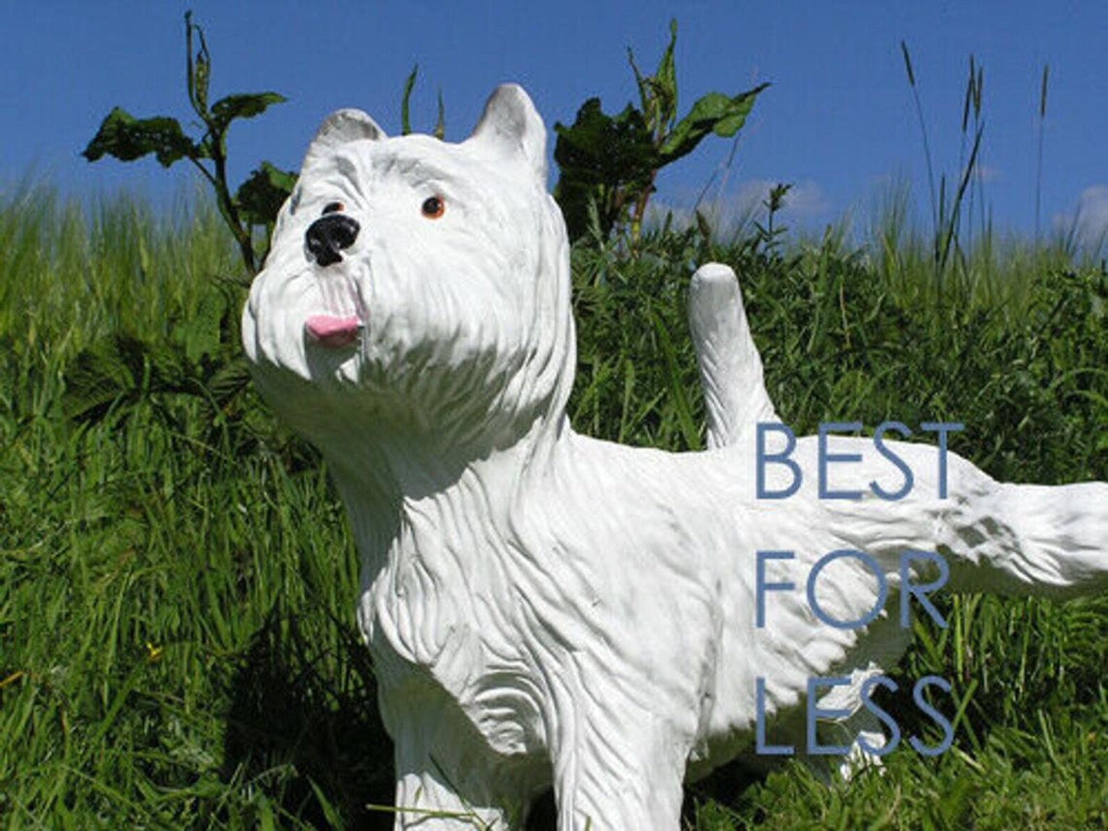West Highland Terrier Resin Statue Large Toy Dog Sculpture Etsy