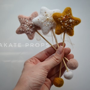 newborn magic wand newborn felt toy props felted magic wand for first photo wizzard outfit felted toy props newborn