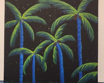 Palmen Malerei