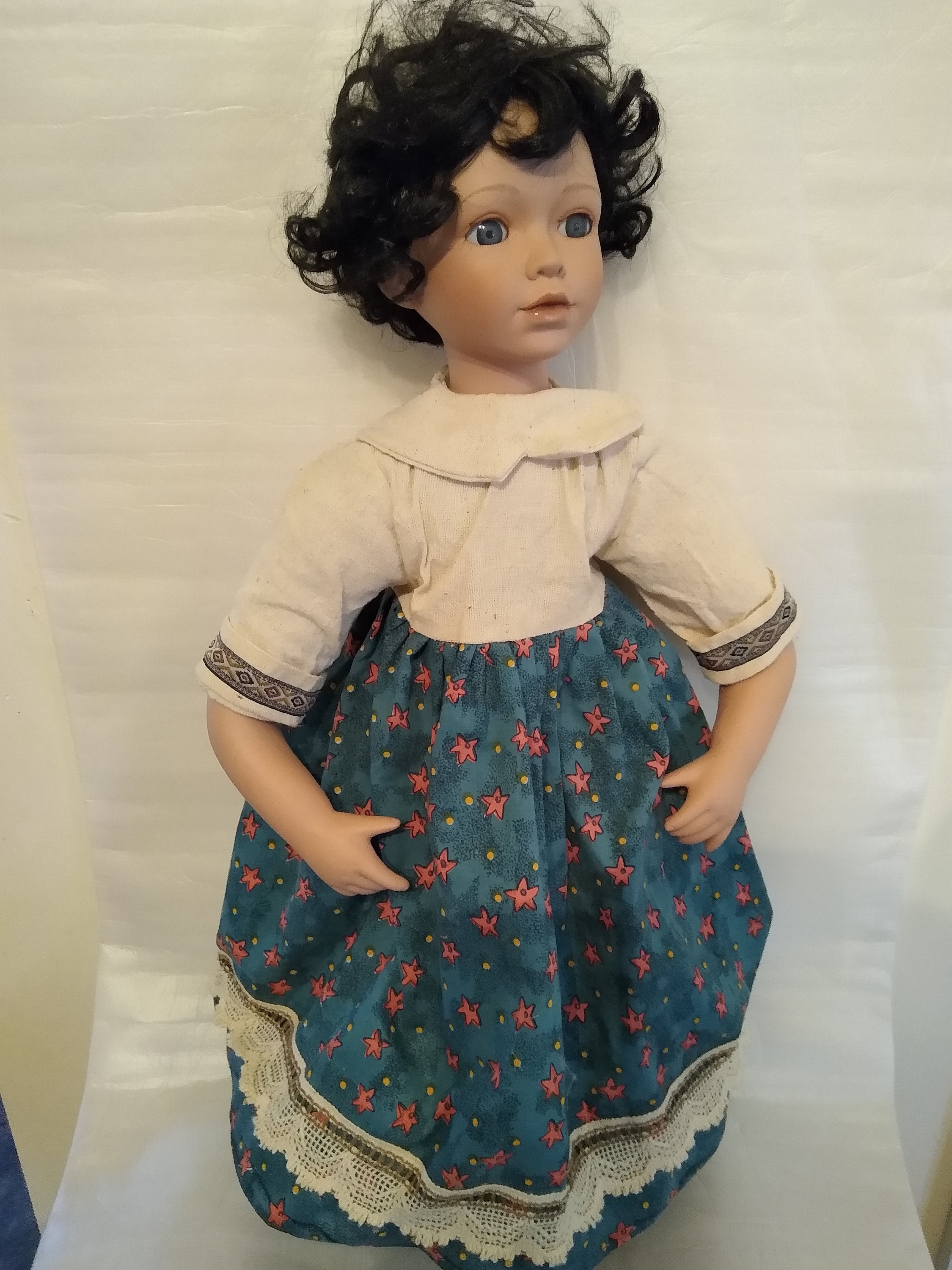 Vintage Golden ale Porcelain Doll