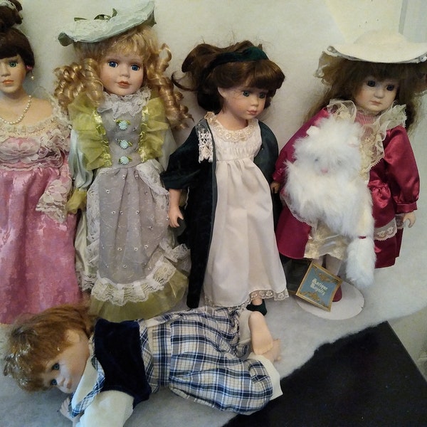 Porcelain Dolls Etsy