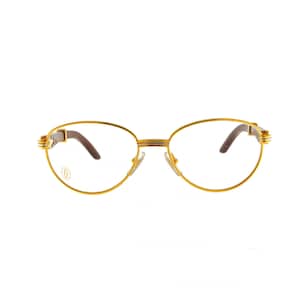 Lunettes de vue Must de Cartier modèle Aeteuil taille 52