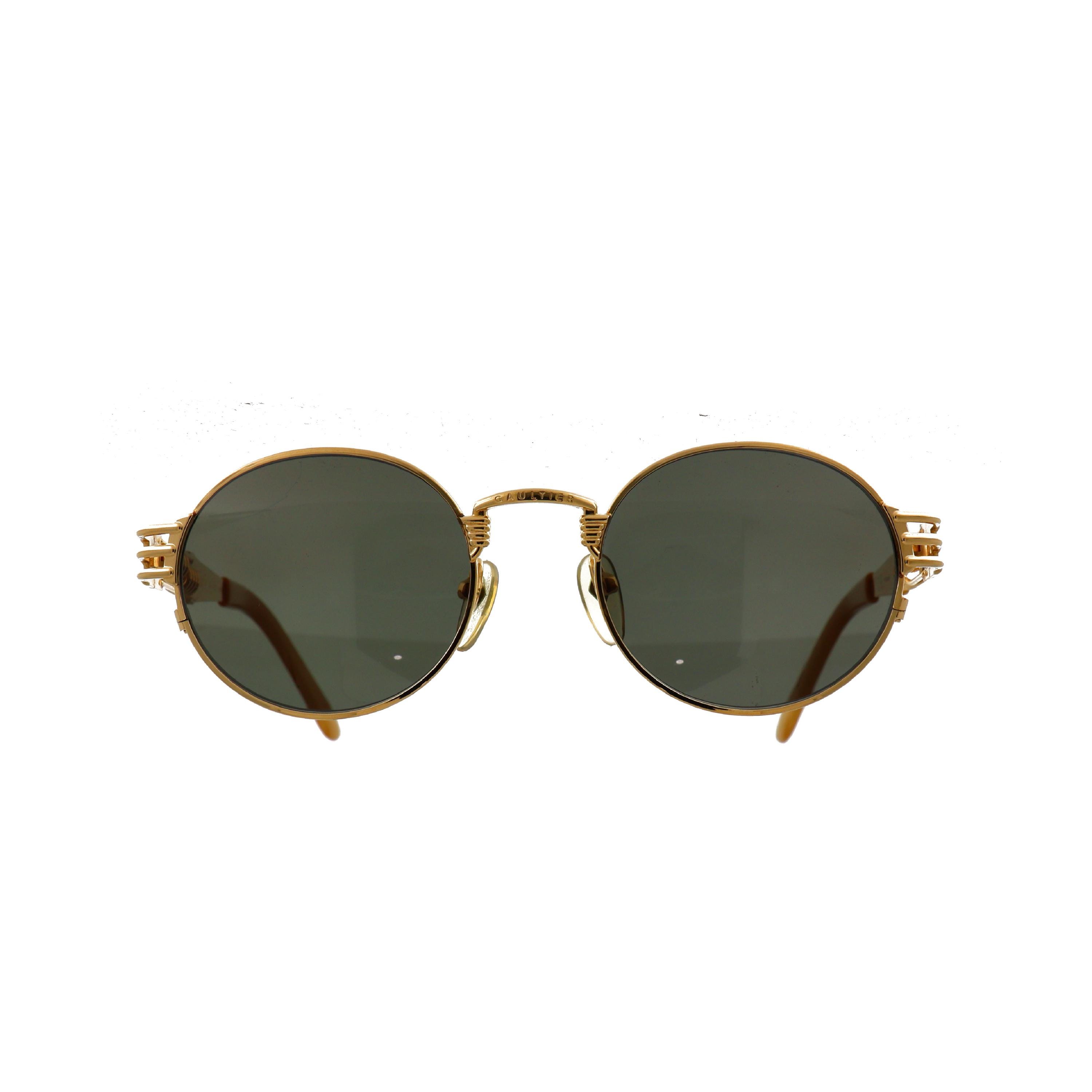 Jean Paul Gaultier 56-6106 Silver Sunglasses Men's