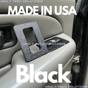 Rear Window Switch Trim Repair Fix Escalade Yukon Tahoe Silverado 2000-2002 Gray Tan Black Escalade GMT800 Avalanche Sierra Suburban