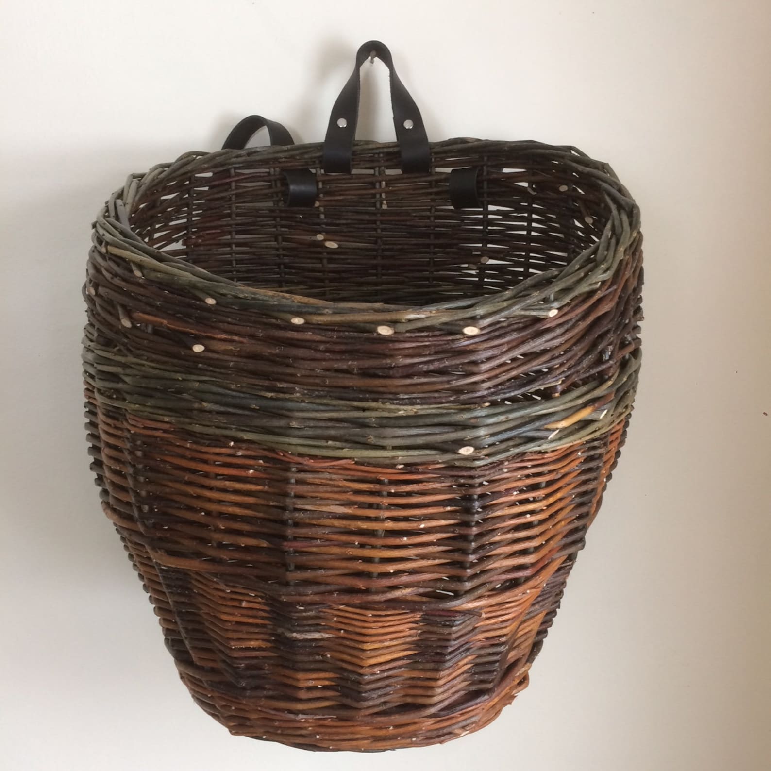 Willow pack basket backpack Etsy