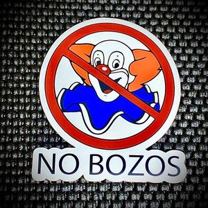 Tactical Outfitters- No Bozos Sticker