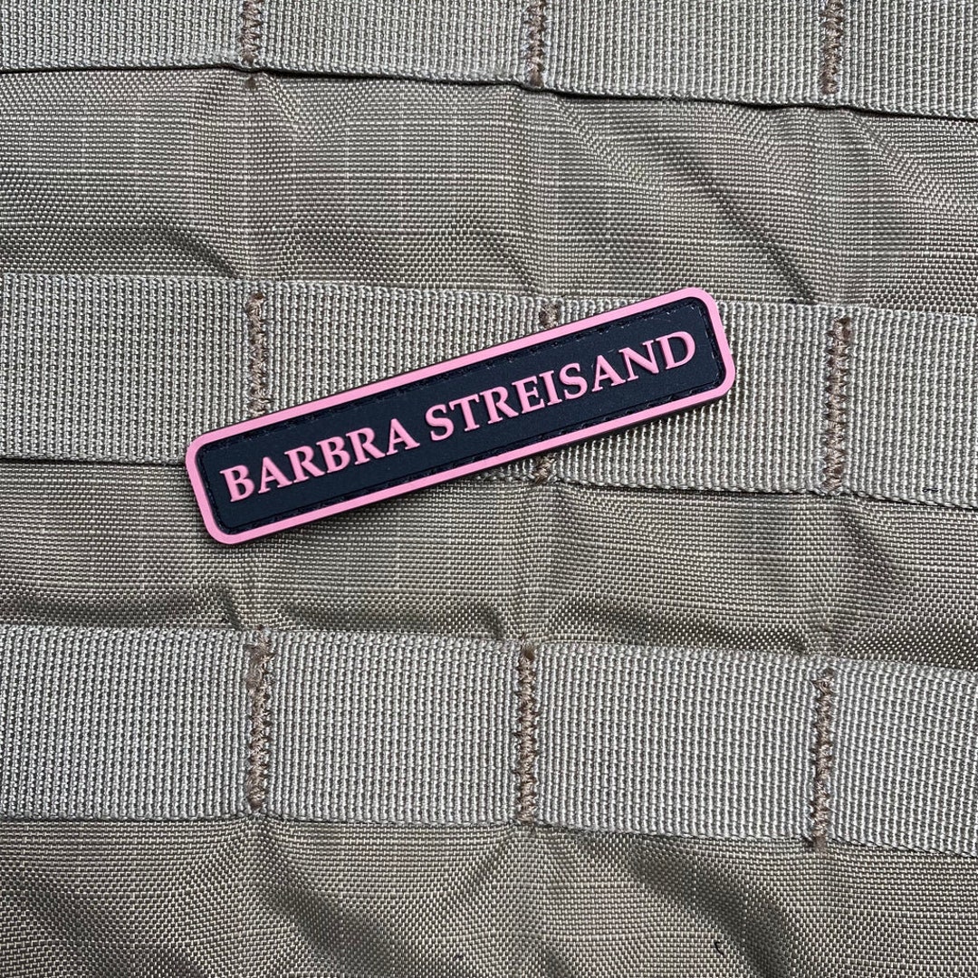 VLMS- Barbara Strisand PVC Morale Patch - Etsy