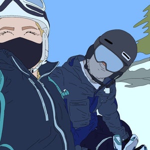 Custom Couples Toon Portraits