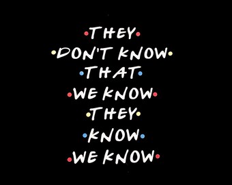 They Don T Know Etsy