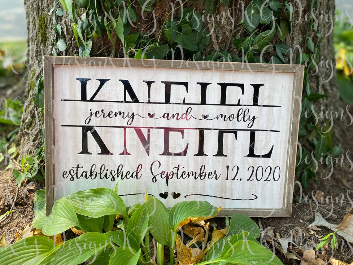 Full Name Sign Personalized Name Sign - Etsy