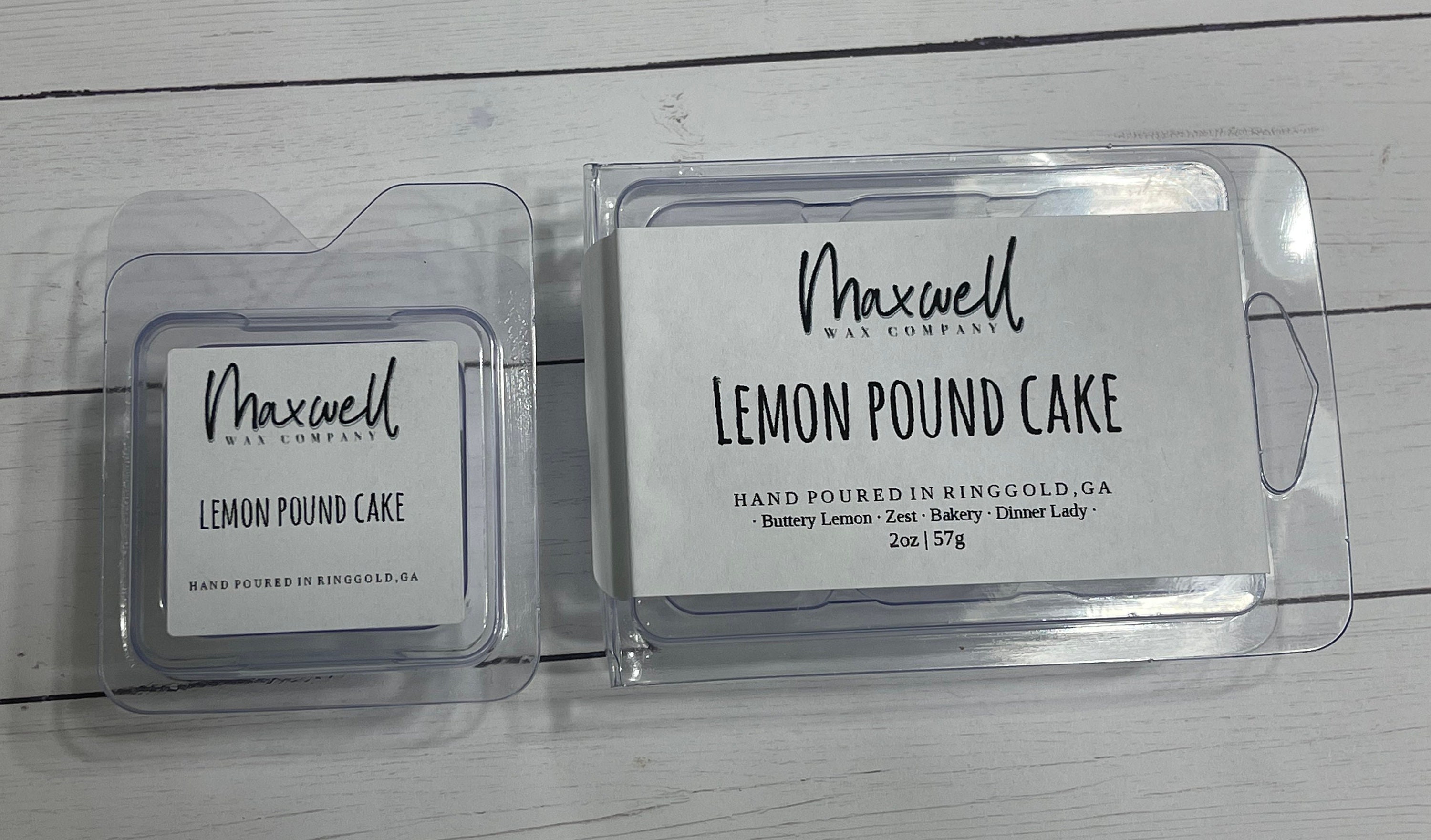 Lemon Pound Cake Soy Wax Melts Wax Cubes Natural Wax Melts Wax Melts  Phthalate Free Dye Free 