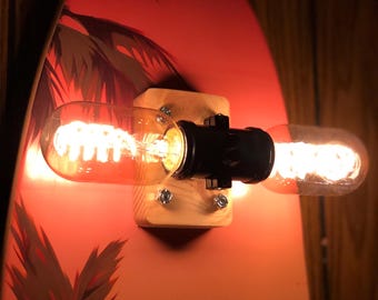 Skateboard Light Kit: Dimmable LED bulbs, Colored Wood Truck DIY