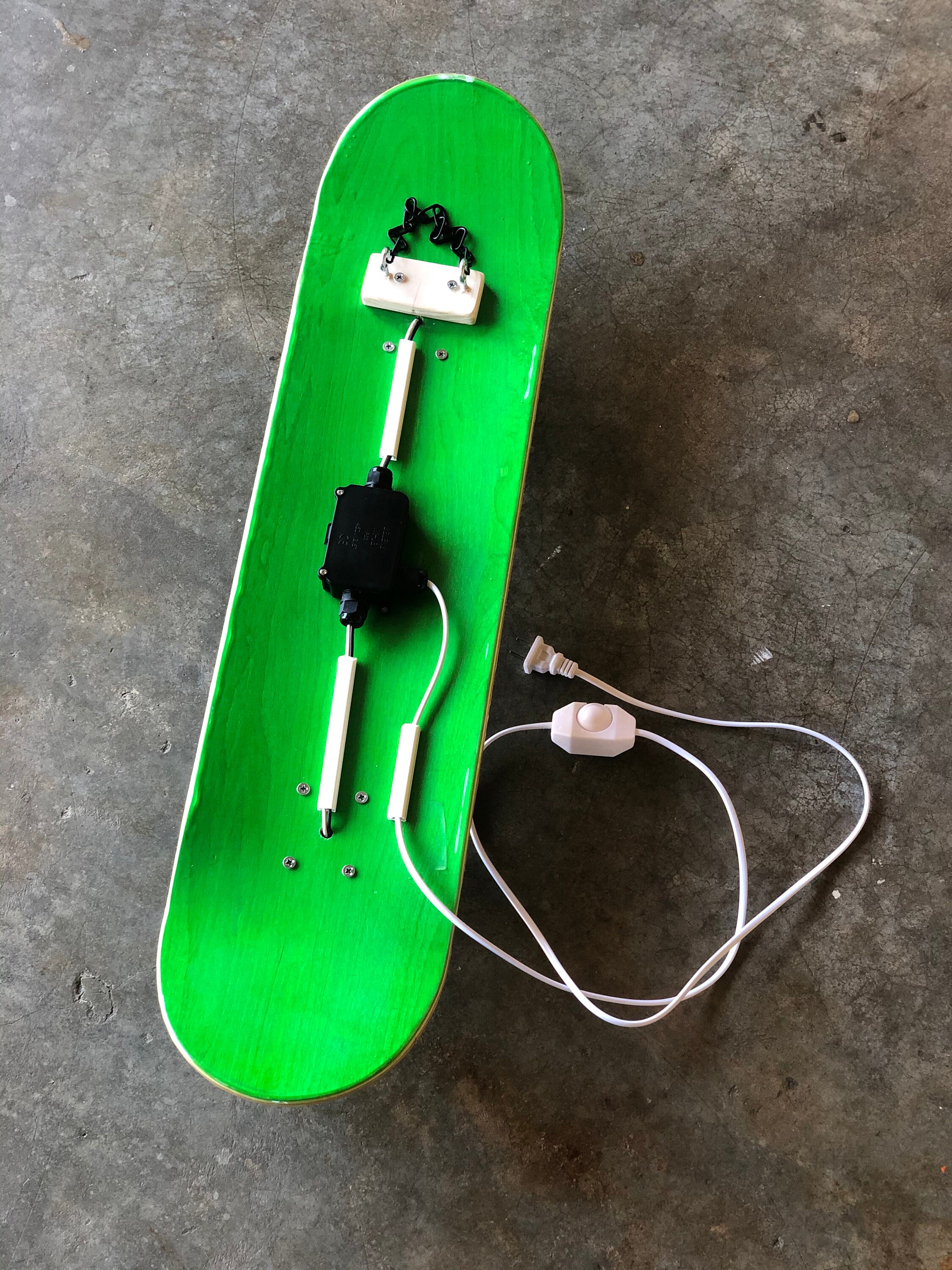 Skateboard Lamp Etsy