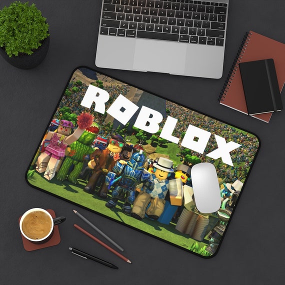 Roblox Game Desk Mat Roblox Mouse Pad Roblox Object Etsy