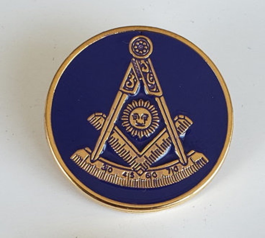 Blazer Jacket Buttons Set Gold Plated Enamel Masonic Freemasonry Etsy