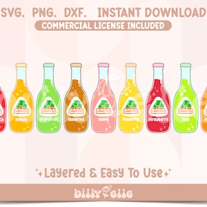 Mexican Soda Jarrito - Latinx - Mexican Food SVG - Latino Culture Sticker Bundle - Svg File for Cricut - Mexican Culture drinks PNG
