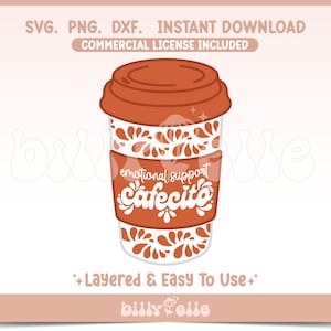 Mexikanische Talavera Emotionale Unterstützung CafecitoSVG - Mexikanische Barro PNG - Cricut-Datei mit Ebenen - Download einfach SVG - Mexikanische Kaffee Talavera