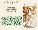 Christmas Trees Libbey Glass Can Wrap - Digital Download SVG Files For Cricut - Christmas Wrap Template - 16oz Libbey Can Template 