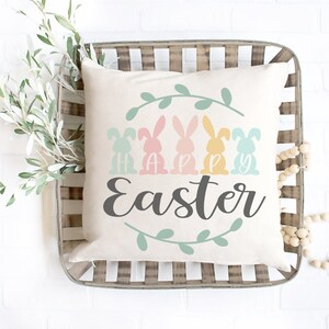 Happy Easter svg, Easter bunnies svg, Happy Easter png, Easter cricut designs, spring sign svg