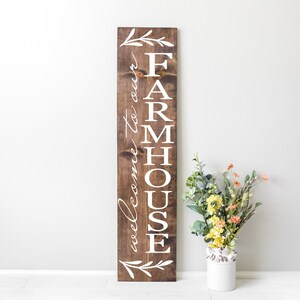 Welkom bij onze boerderij SVG, welkom veranda teken SVG, boerderij teken SVG, rustieke teken SVG, veranda teken SVG, houten teken SVG