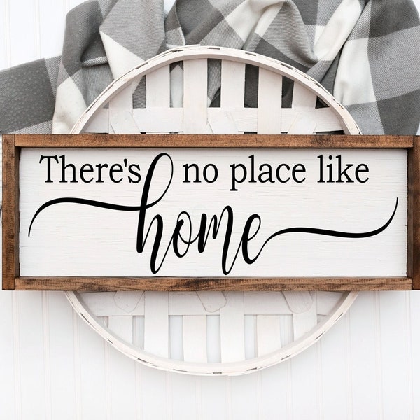 There's No Place Like Home  theres no place like home sign svg, home svg, welcome svg