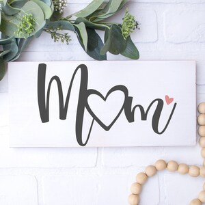 Fichier de coupe de coeur de maman, Formats svg dxf eps png et pdf