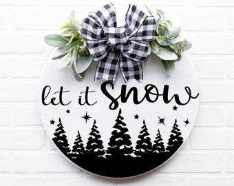 Let It Snow Coaster Svg - Etsy