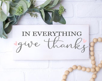 Give Thanks SVG: Thanksgiving Sign, Family Cricut Cut File
