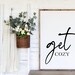 Get Cozy Printable, Living Room Wall Art, Minimalist Prints, Over the ...