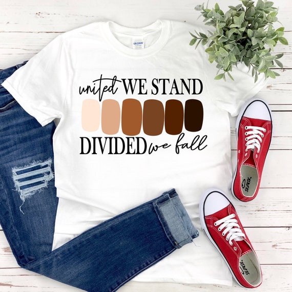 United We Stand Divided We Fall SVG: Patriotic USA (Digital Download)
