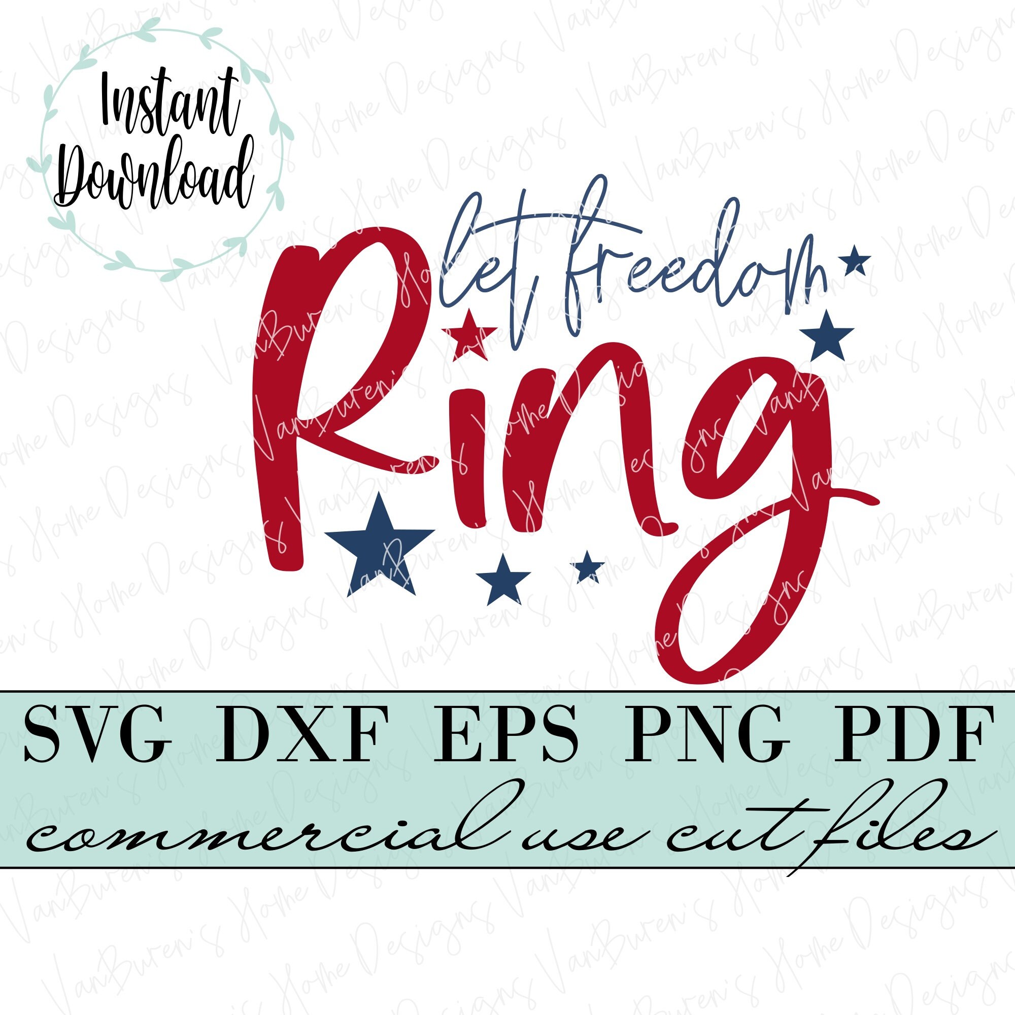 Let Freedom Ring Svg USA Svg 4th of July Svg America Svg - Etsy