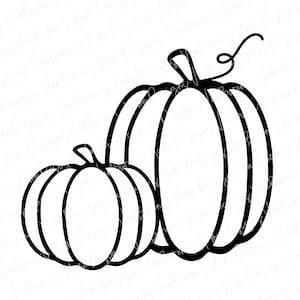 Pumpkin Outline Design Pumpkin Decal Svg Pumpkin Png - Etsy