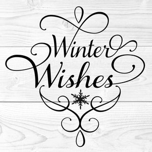 Winter wensen SVG, boerderij teken SVG, winter SVG, Hallo Winter PNG, kerst SVG, commerciële Cricut downloads