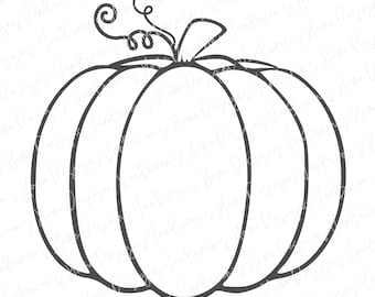 Bauernhaus Kürbis Zeichen SVG: Herbst Halloween Cut File (Digitaler Download)