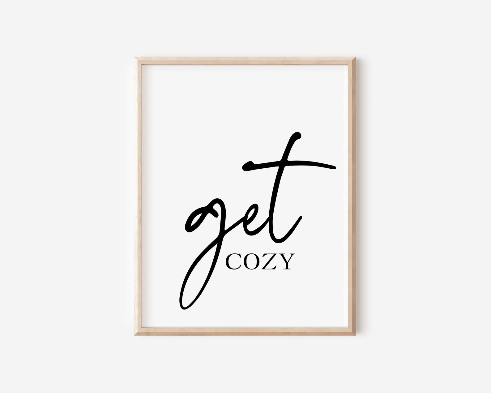 Get Cozy Printable Living Room Wall Art Minimalist Prints - Etsy