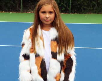 childrens fur jackets