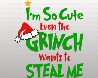 Download Cute Grinch Svg Etsy