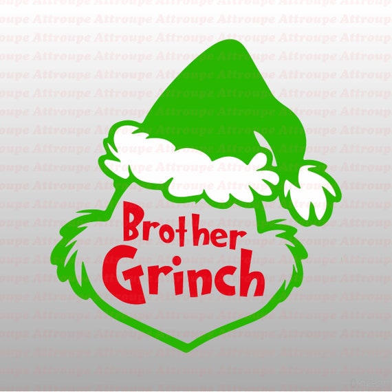 Download Brother Grinch Christmas Dr Seuss Svg Svg Dxf Cricut Silhouette Cut File Instant Download