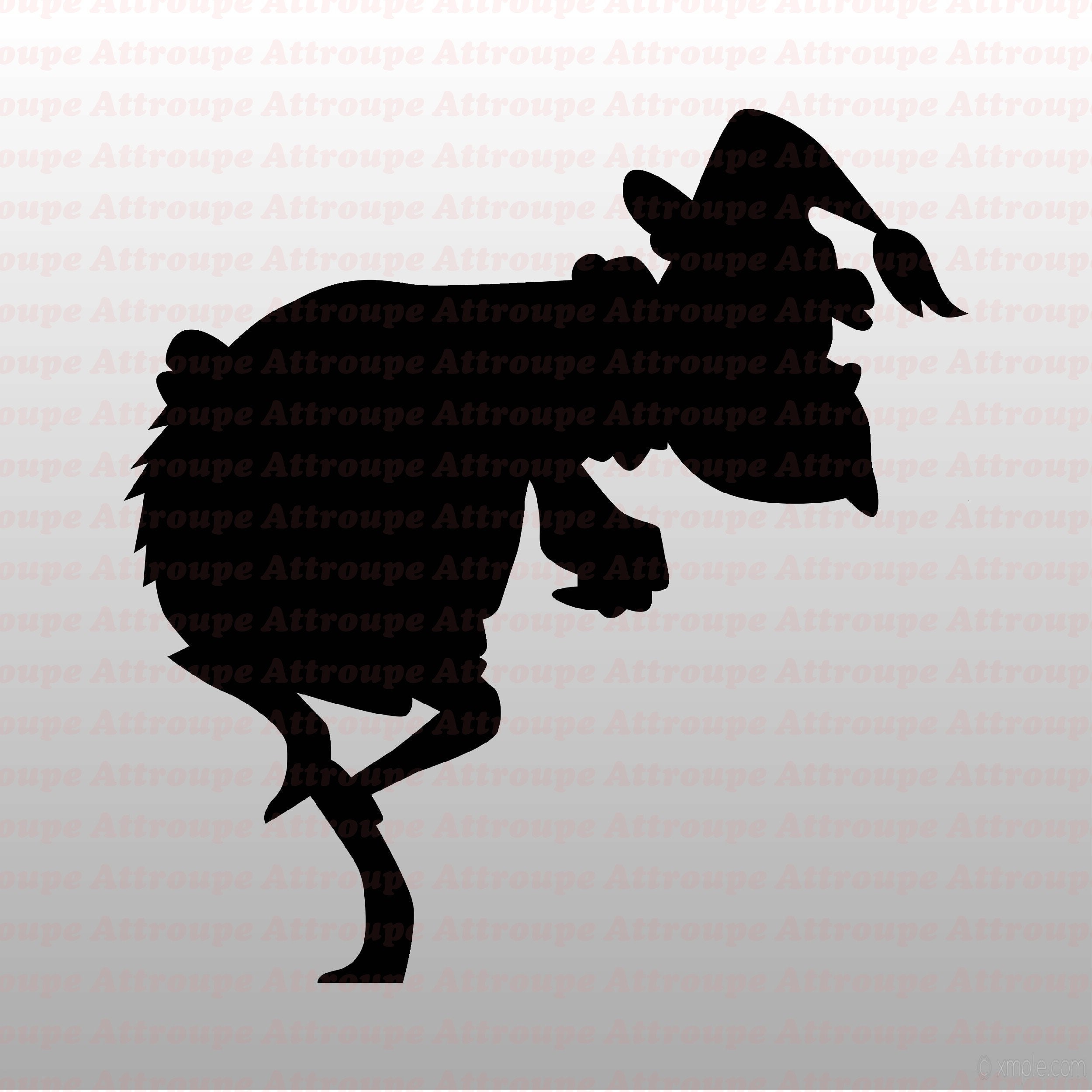 Silhouette Grinch Navidad Dr Seuss SVG 1 svg dxf Cricut | Etsy