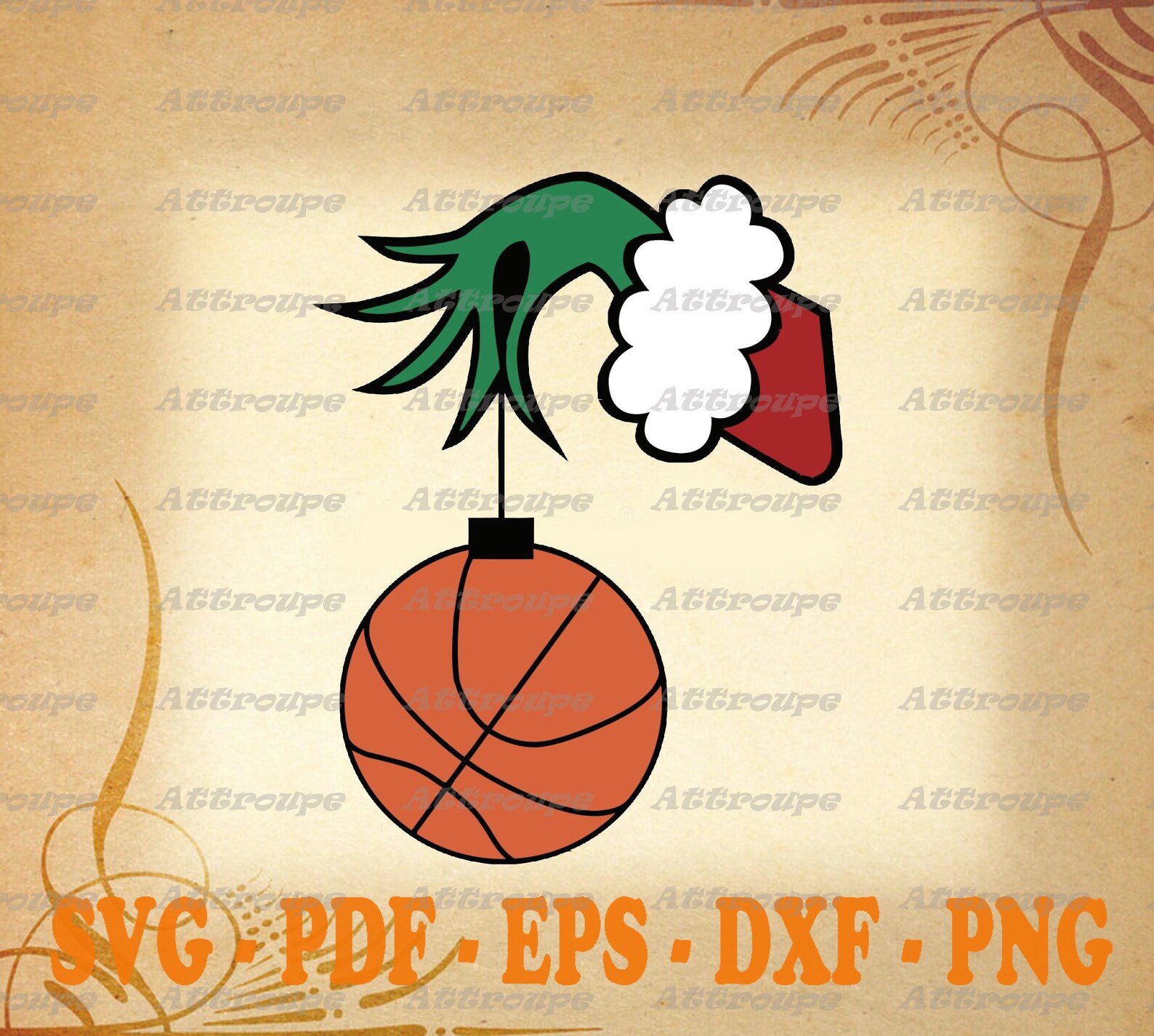 Basketball Grinch Hand Dr Seuss SVG Svg Dxf Cricut Etsy UK