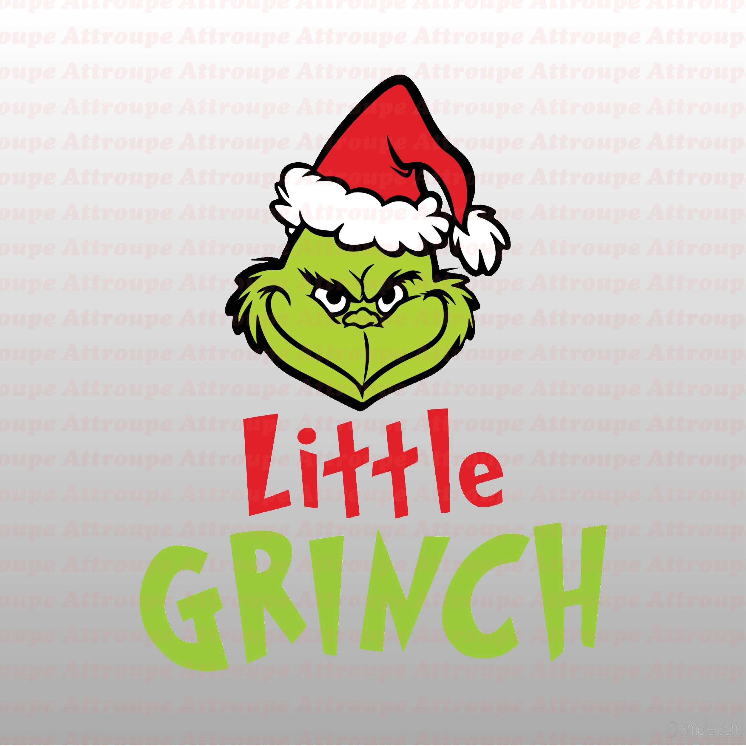 Little Grinch Christmas Dr Seuss SVG 2 svg dxf Cricut | Etsy
