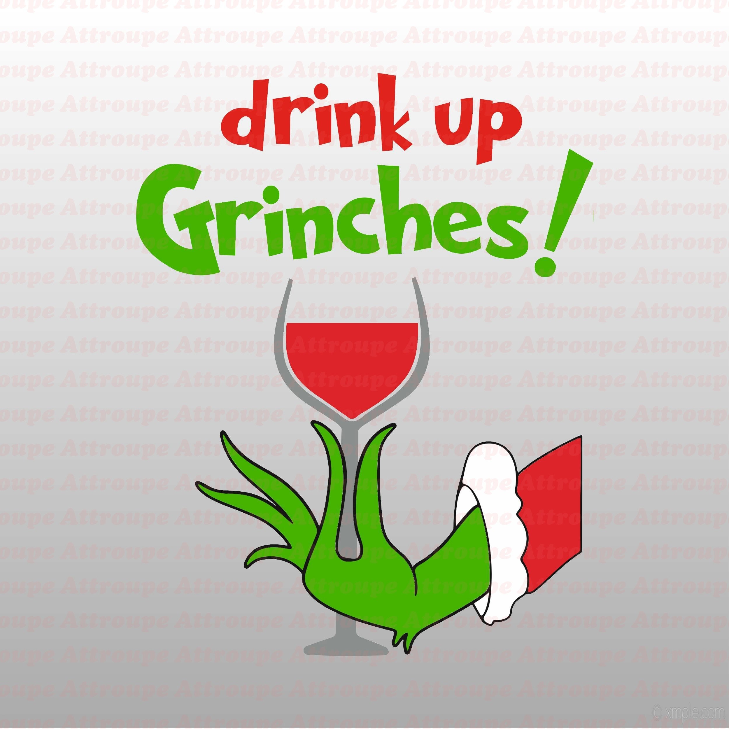 Drink Up Grinches Dr Seuss SVG 1 svg dxf Cricut Silhouette