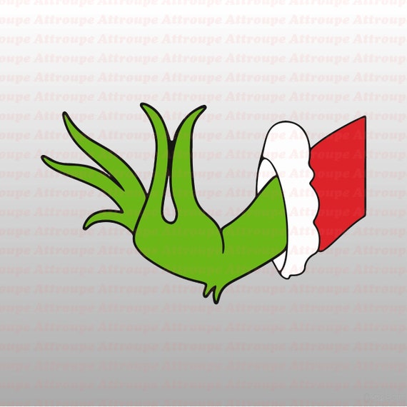 Download Grinch Hand Christmas Dr Seuss Svg 6 Svg Dxf Cricut Etsy